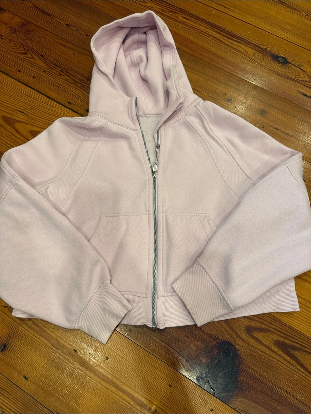 lululemon athletica womens Light Pink Zip-Up Hoodie